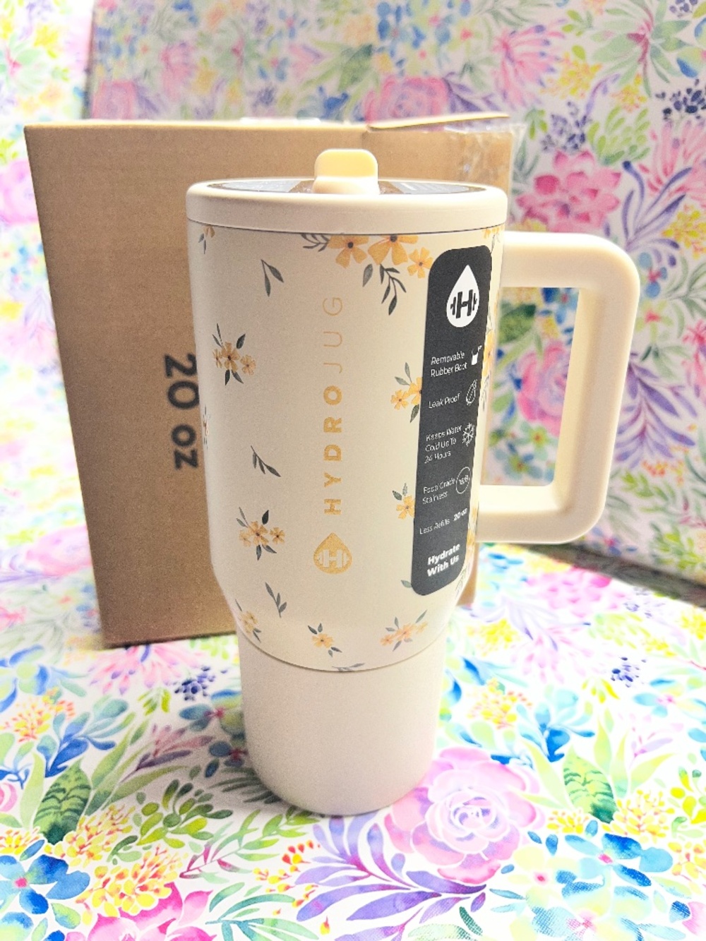 HydroJug 20oz Traveler-COTTAGE CORE, Limited Edition (BNIB)